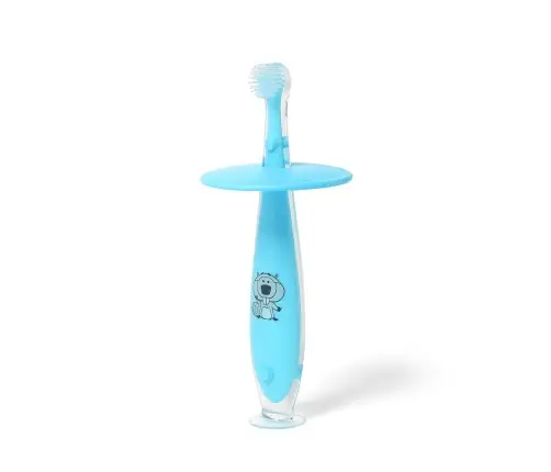 BabyOno Suction baby toothbrush 6m+ Blue