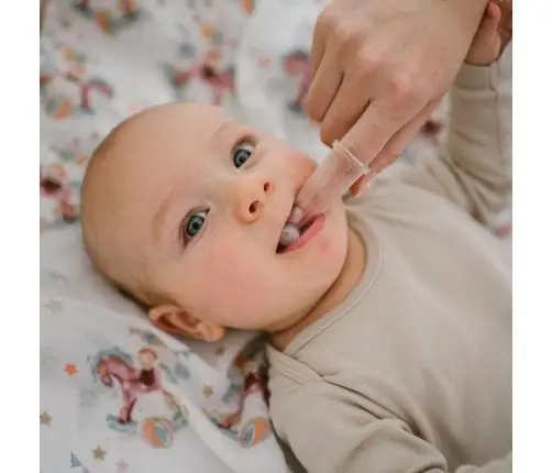 BabyOno sõrme hambahari ja igeme masseerija