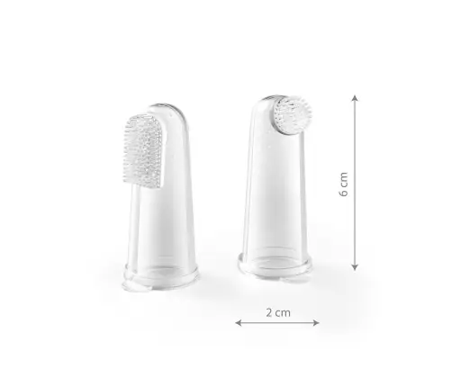 BabyOno sõrme hambahari ja igeme masseerija