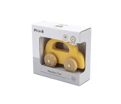 PolarB puidust auto - Kollane