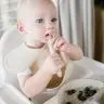 BabyOno silicone suction plate Beige