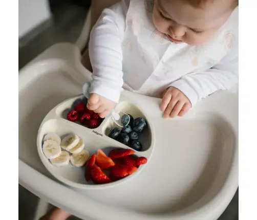 BabyOno silicone suction plate Beige