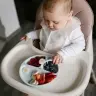 BabyOno silikoonist sektoritega taldrik Sinine