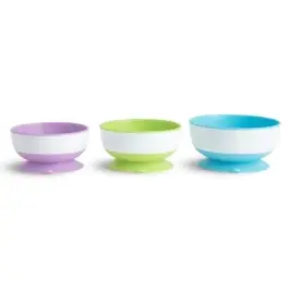 Munchkin 3pk Suction Bowls