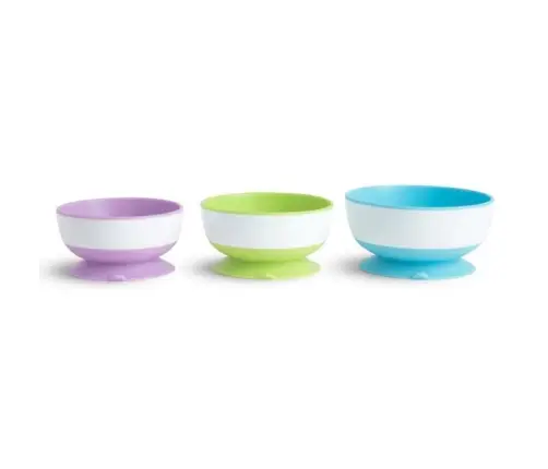 Munchkin 3pk Suction Bowls