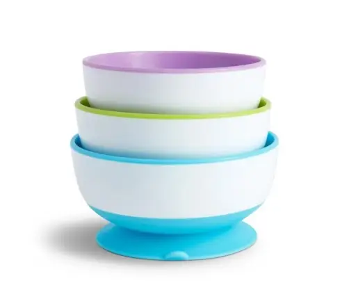 Munchkin 3pk Suction Bowls