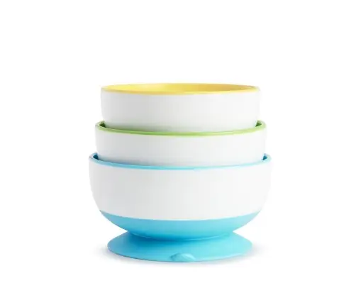 Munchkin 3pk Suction Bowls