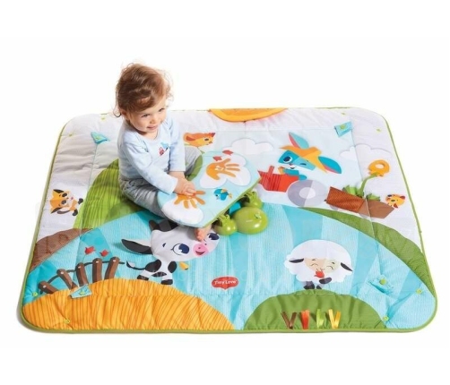 Aktivitātes paklājs ar apmalēm Tiny Love Funny Farm