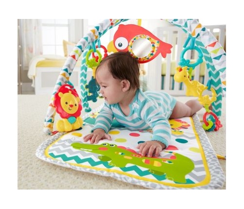 Aktivitātes paklājs Fisher Price Colourful Carnival 3in1 Musical Activity Gym DPX75