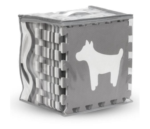 Aktivitātes paklājs Puzzle Kidwell Happy Zoo 30x30 cm 36 elementi