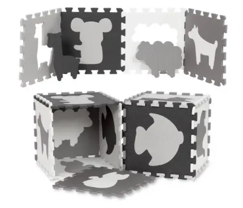 Развивающий коврик Пазл Kidwell Happy Zoo 30x30 см из 36 элементов