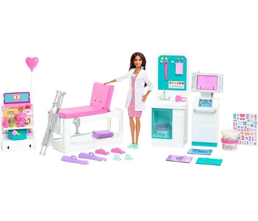 Barbie Career Doll Asst. Fast Cast Clinic Kукла GTN61
