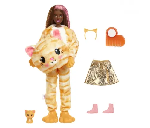 Barbie Cutie Reveal Doll Kitten lelle HHG20