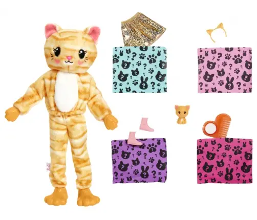 Barbie Cutie Reveal Doll Kitten lelle HHG20
