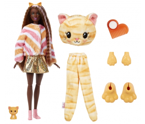Barbie Cutie Reveal Doll Kitten lelle HHG20