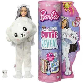 Barbie Cutie Reveal Doll Polar Bear lelle HJL64