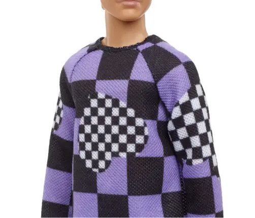 Barbie Ken Fashionistas Doll Asst. Checkered Hearts Lelle HBV25