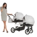 Bebetto 42 For2 grey LJ 195 Детская коляска 2в1