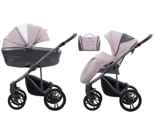 Bebetto Bresso Grey 26 Bērnu rati 2in1