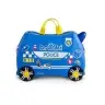 Bērnu koferis ar riteņiem Trunki Percy Police car