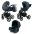 Bexa Air Dark blue Bērnu rati 3in1