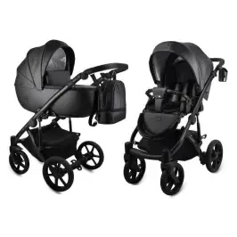 Bexa Air Eco Black Bērnu rati 2in1 Bexa Air Eco Black Bērnu rati 2in1