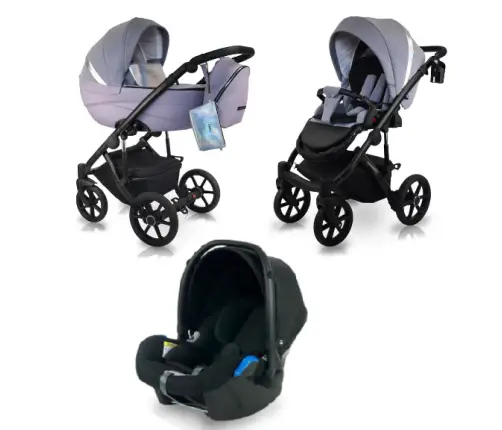 Bexa Ideal Limited Edition LE103 Violet Bērnu rati 3in1