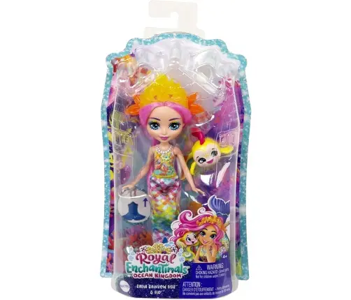 Enchantimals Rainey Radia Rainbow Fish&Flo Lelle Nāriņa HCF68