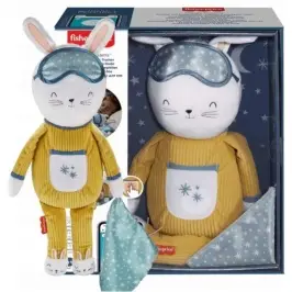 Fisher Price Sleepy Bunny Sleep With Me Nomierinošs Zaķis GMN58