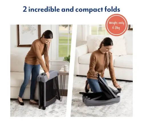 Graco Foldlite LX Midnight Дорожная кроватка-манеж