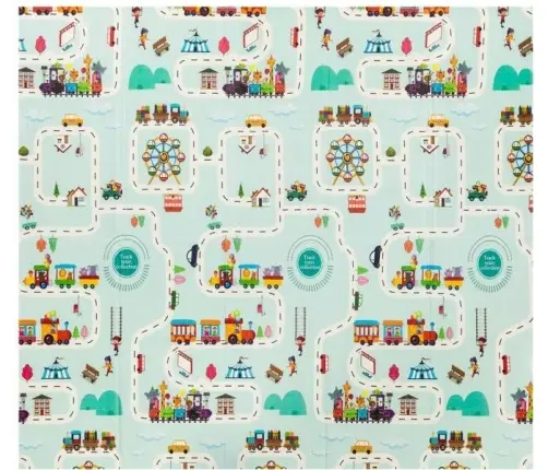 Izglītojošs divpusējs aktivitātes paklājs Lionelo Robby 180x200 cm