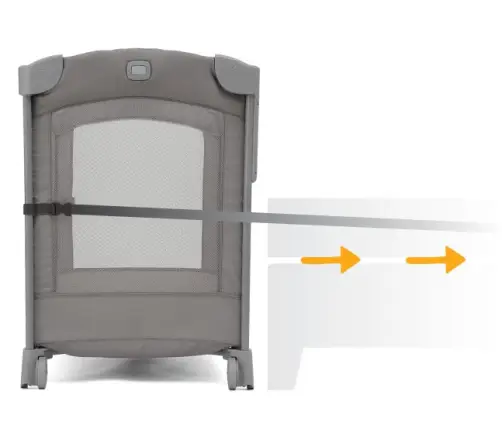 Joie Kubbie Sleep Divpakāpju gultiņa Foggy Grey