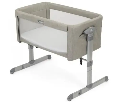 Joie Roomie Glide Almond Кроватка с опускающейся боковой стенкой