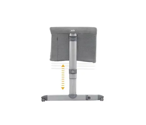 Joie Roomie Pilkas Flanelinis Lova-sūpynės su nuleidžiamu šonu