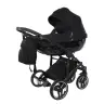 Junama Basic 01 Black Bērnu rati 3in1