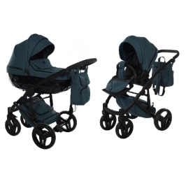 Junama Basic 02 Teal Bērnu rati 2in1