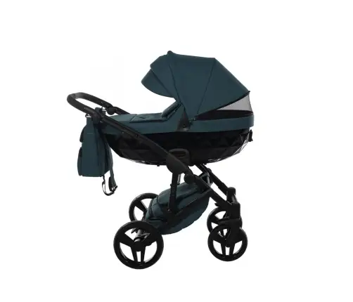Junama Basic 02 Teal Bērnu rati 3in1