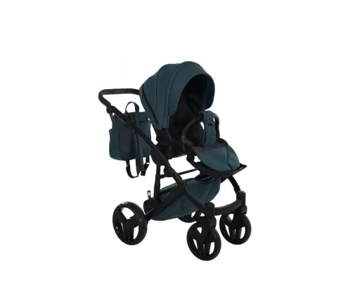 Junama Basic 02 Teal Bērnu rati 3in1