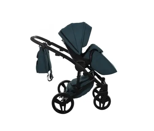 Junama Basic 02 Teal Bērnu rati 3in1