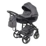 Junama Basic 03 Black nickel Bērnu rati 2in1
