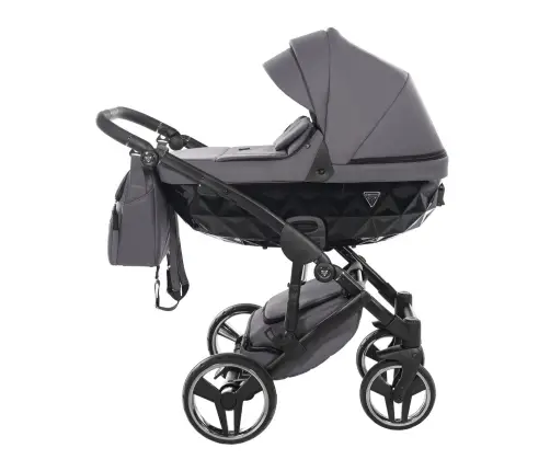 Junama Basic 03 Black nickel Bērnu rati 2in1