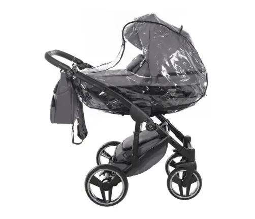 Junama Basic 03 Black nickel Bērnu rati 2in1
