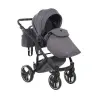 Junama Basic 03 Black nickel Bērnu rati 2in1