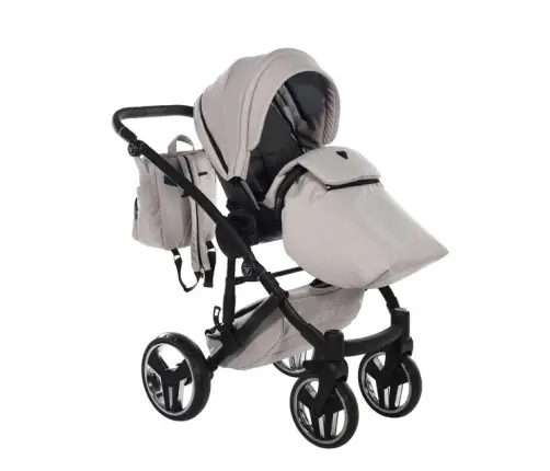 Junama Basic 05 Clay grey Bērnu rati 3in1