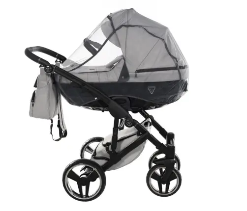 Junama Basic 06 Grey mist Bērnu rati 2in1