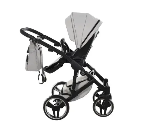 Junama Basic 06 Grey mist Bērnu rati 2in1