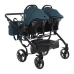Junama Basic Duo 02 Teal Dvīņu rati 2in1