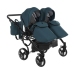 Junama Basic Duo 02 Teal Dvīņu rati 2in1