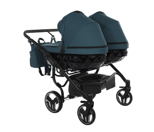 Junama Basic Duo 02 Teal Dvīņu rati 2in1