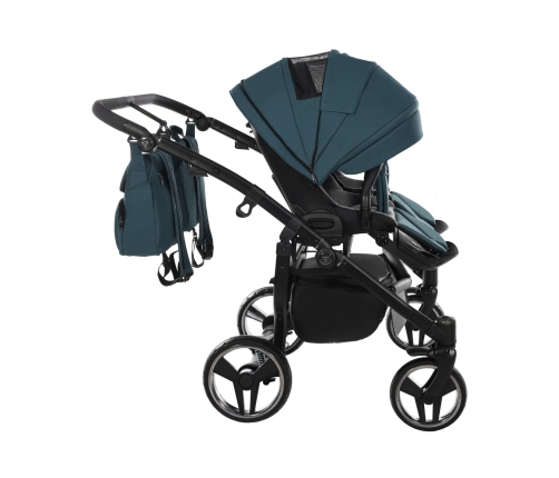 Junama Basic Duo 02 Teal Dvīņu rati 2in1